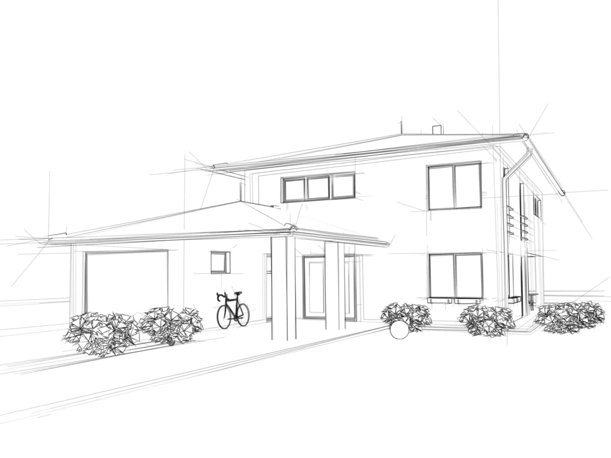 home blueprint textured background